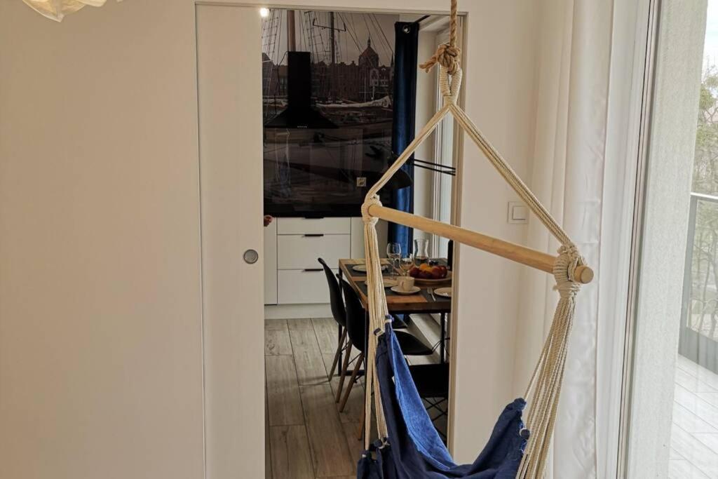 The Blue Apartment Gdansk Bagian luar foto