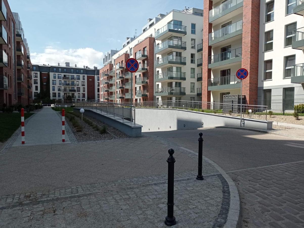 The Blue Apartment Gdansk Bagian luar foto